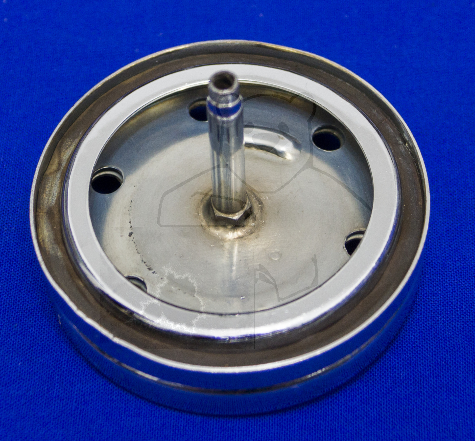 Glaszylinder zum Spritzen auskochen, Oberer Verschluss, seitlich